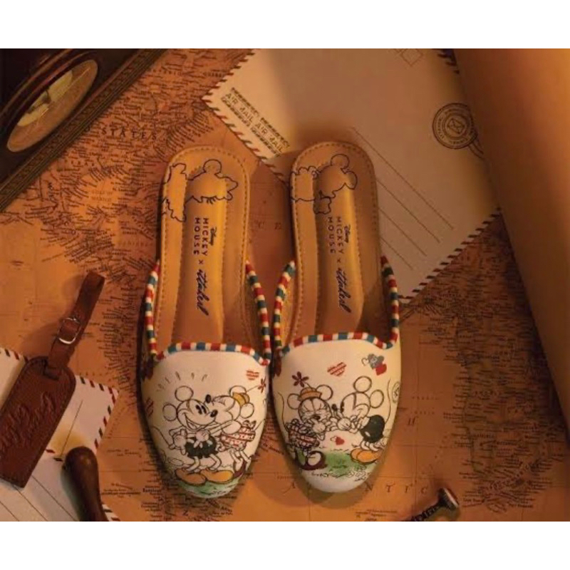 Ittaherl Mickey Round Cloud mules size 38