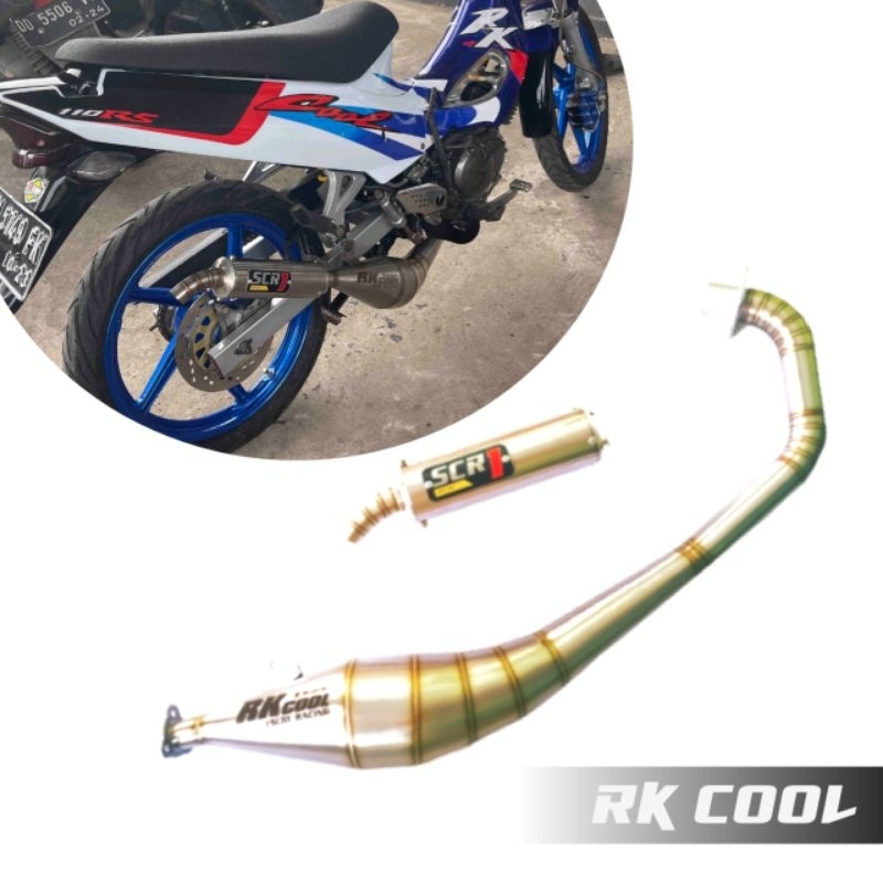 (original) KNALPOT SUZUKI RK COOL SCR1 RACING