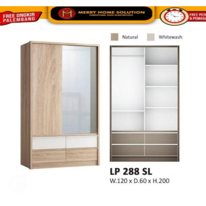 lemari pakaian siantano LP 288 SL