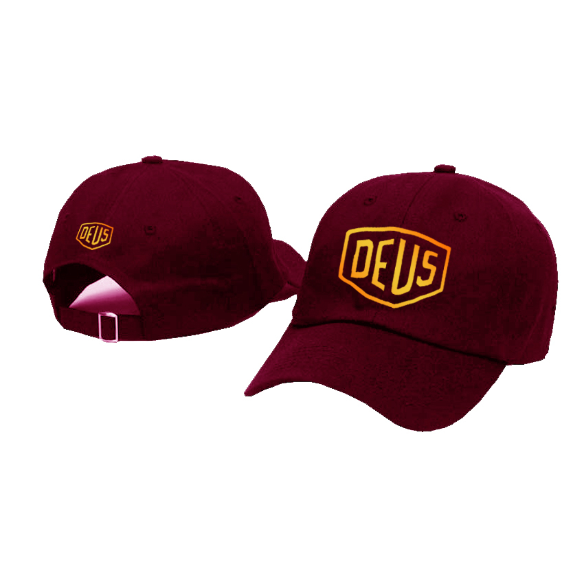 Topi Baseball Logo Deus USA Gold Premium / Topi baseball hat pria distro polos original 100% casual 