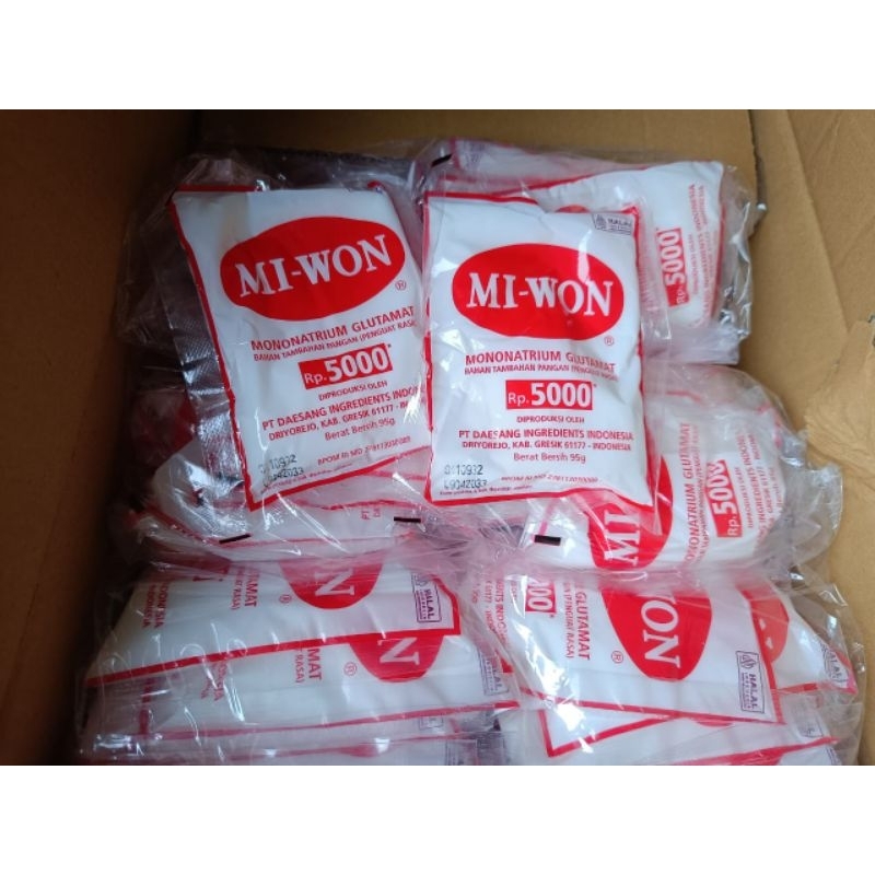

msg/miwon penyedap rasa kemasan 5000/miwon penguat rasa makanan 95g/micin MSG