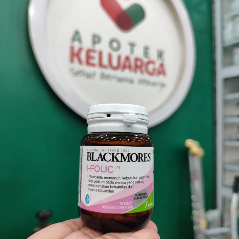 BLACKMORES I FOLIC ISI 60 #ASAM FOLAT#PROMIL #VITAMINIBUHAMIL