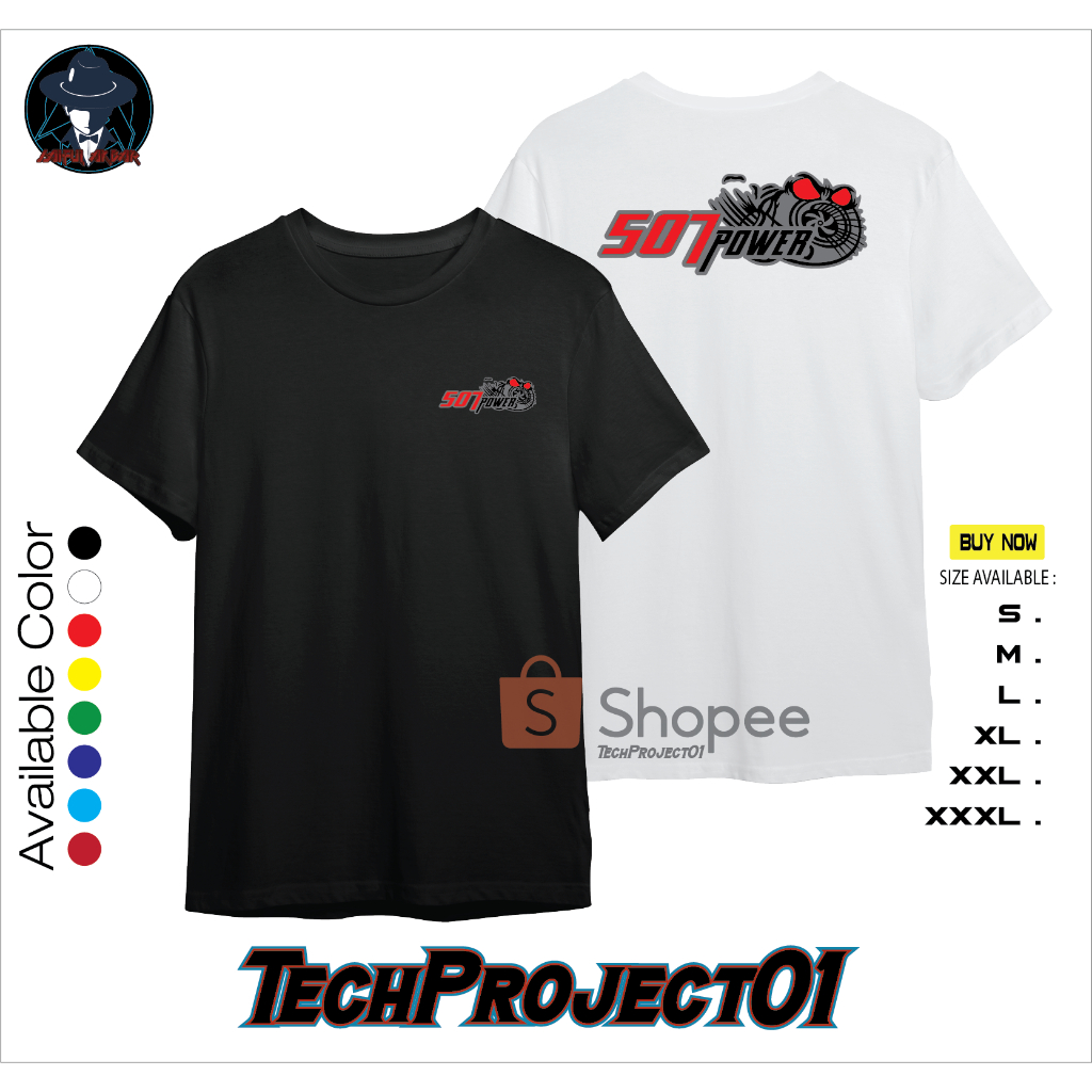 Tshirt Kaos 507 Power Diesel Kaos Otomotif Bengkel Best Quality