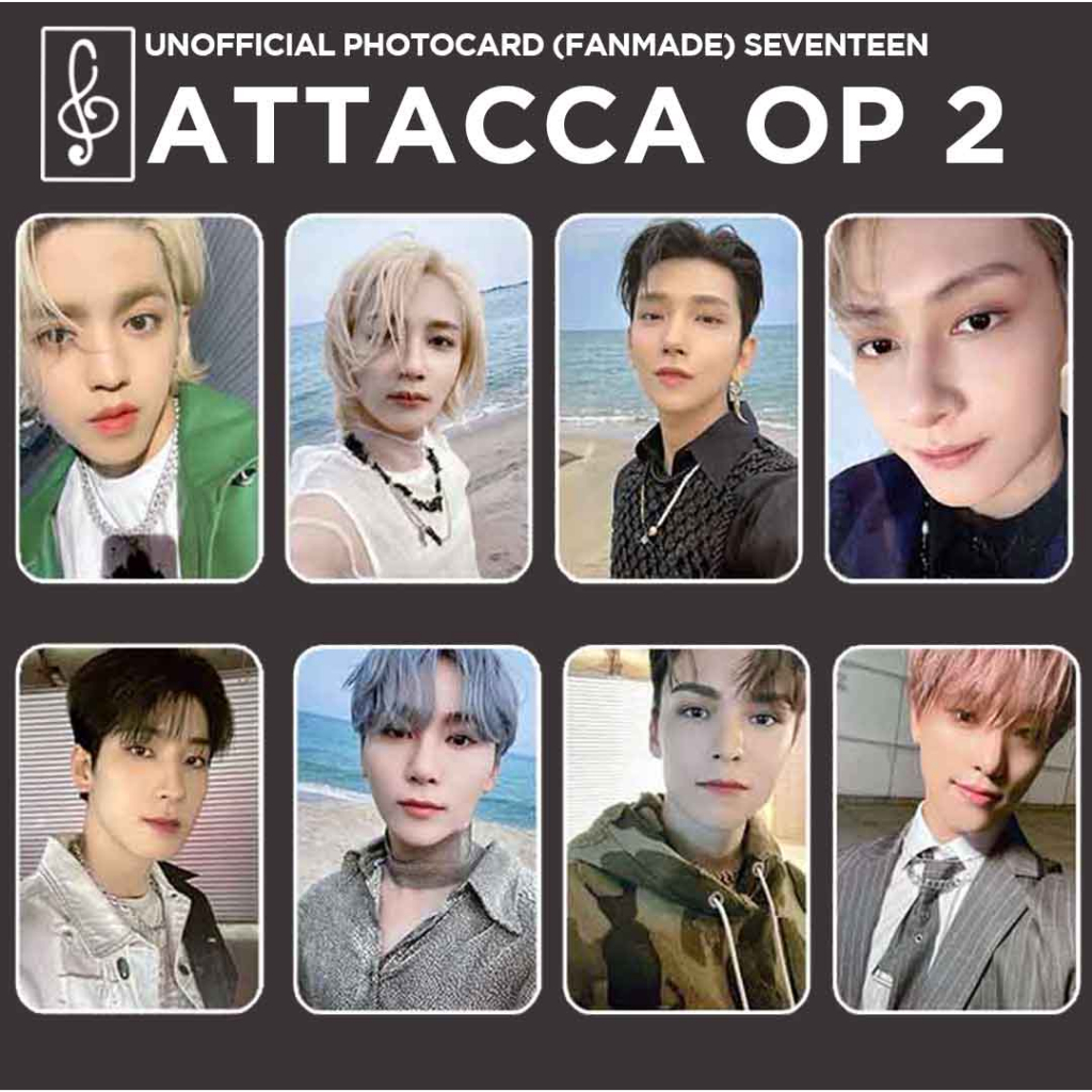 [REPLIKA SVT] ATTACCA OP 2 PHOTOCARD  UNOFFICIAL