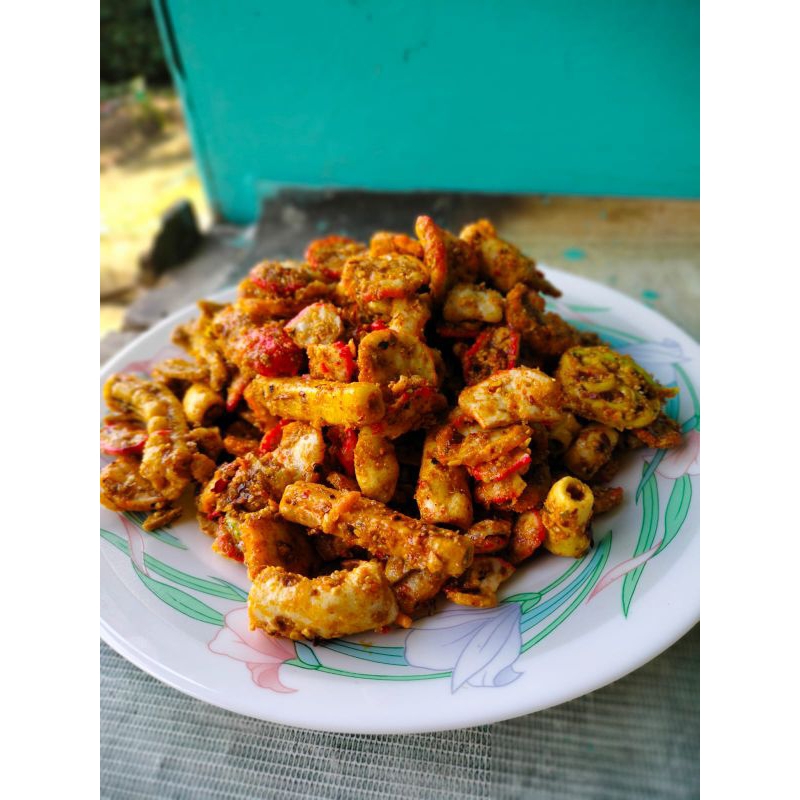 

Nama produk:Seblak kering 1 ball = 5kg bumbu kacang