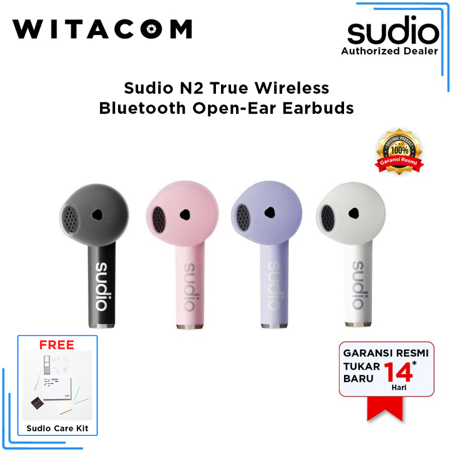 Sudio N2 True Wireless Bluetooth Open-Ear Earbuds - Garansi Resmi