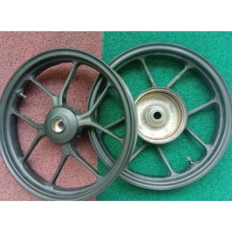 velg beat deluxe original bawaan motor sepasang depan belakang