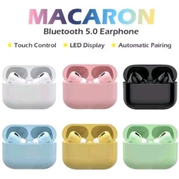 Headset Bluetooth Inpods 13 pro Wireless Earphone Bluetooth 5.0 i13 pro TWS Macaron Color RP38