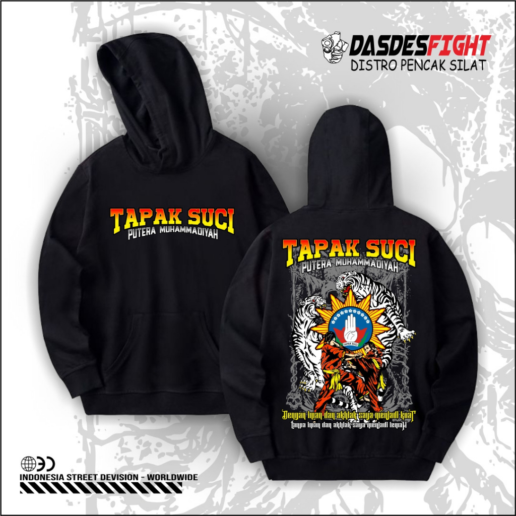 JAKET HOODIE TAPAK SUCI DESIGN BARU KEREN KEKINIAN