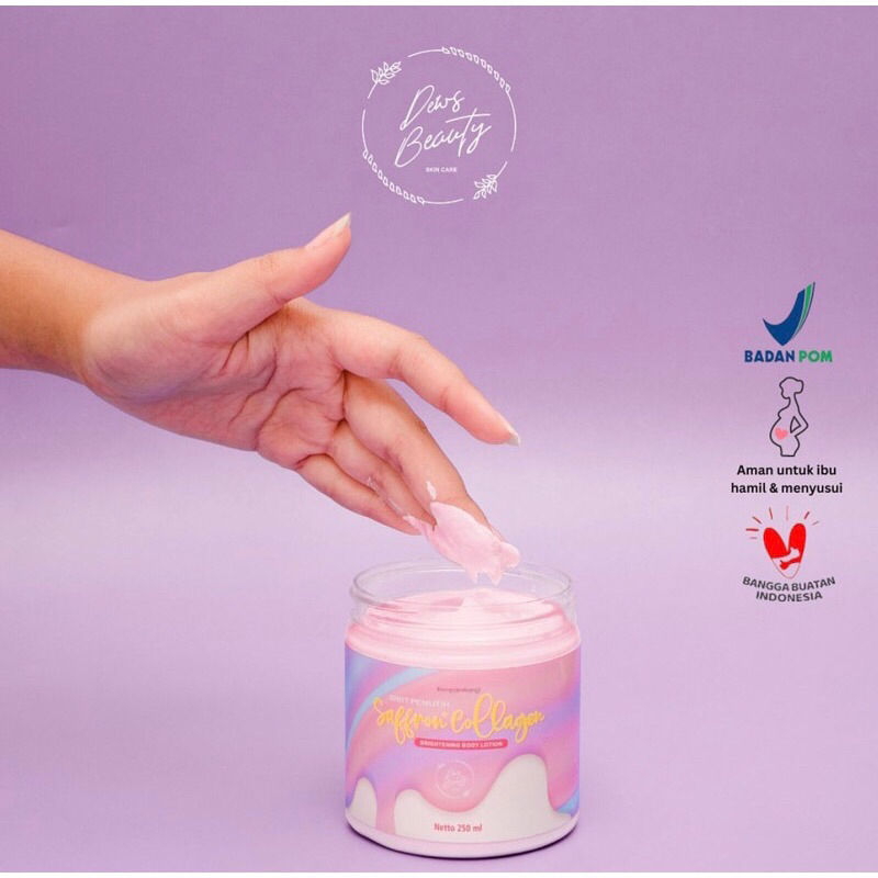 BIBIT PEMUTIH SAFFRON+COLLAGEN BY DEWS BEAUTY ORIGINAL GLOWEE