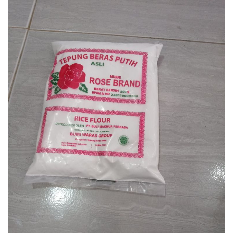 

Tepung Beras Rose Brand 500g