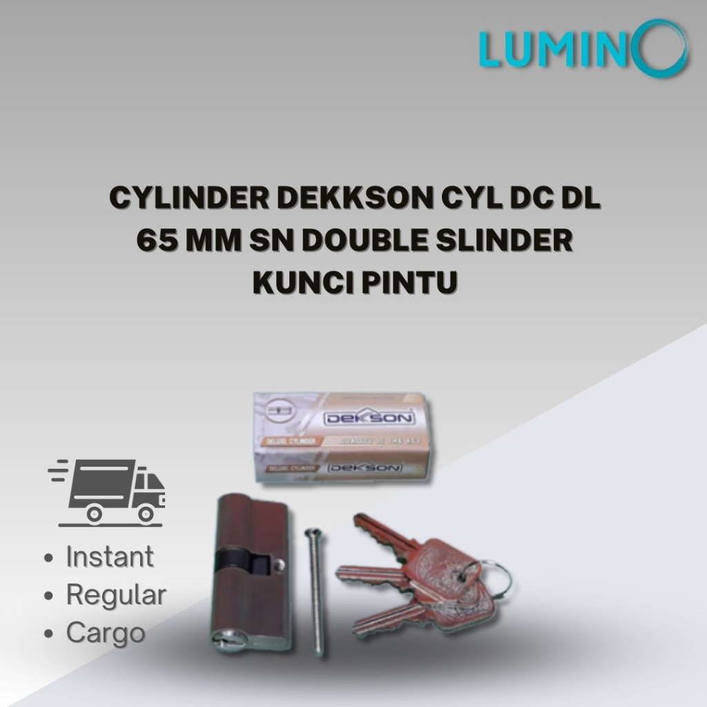 Cylinder Dekkson Cyl DC DL 65 MM SN Double Slinder Kunci Pintu