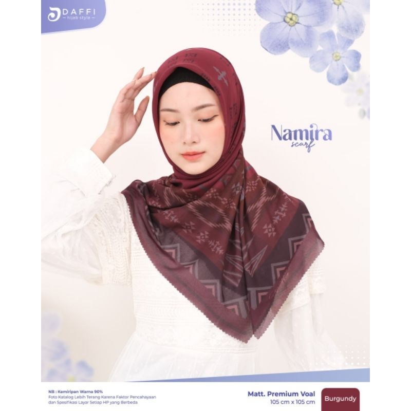 Hijab segiempat NAMIRA by Daffi Hijab