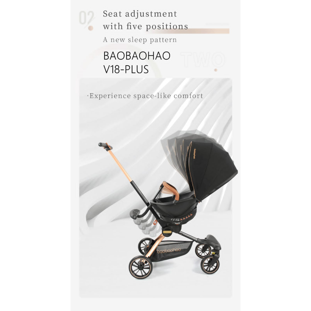 BABY STROLLER MAGIC TRIKE BAOBAOHAO V18 PLUS