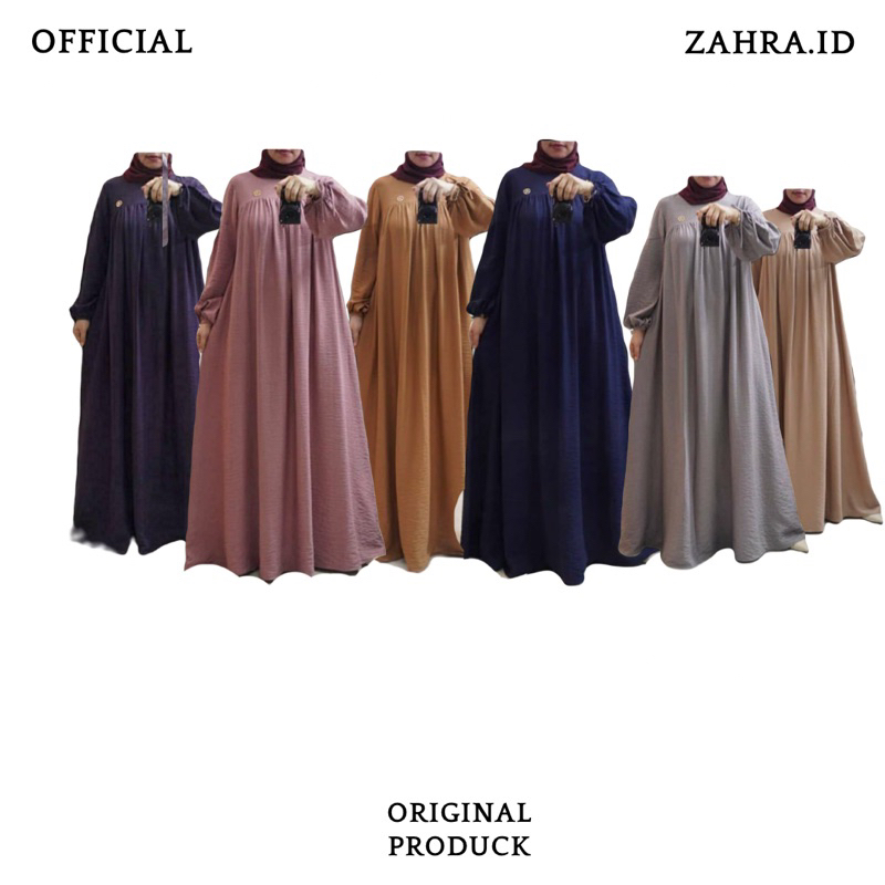 HANINDRESS DRESS SIMPEL BY AMORY GAMIS WANITA CANTIK