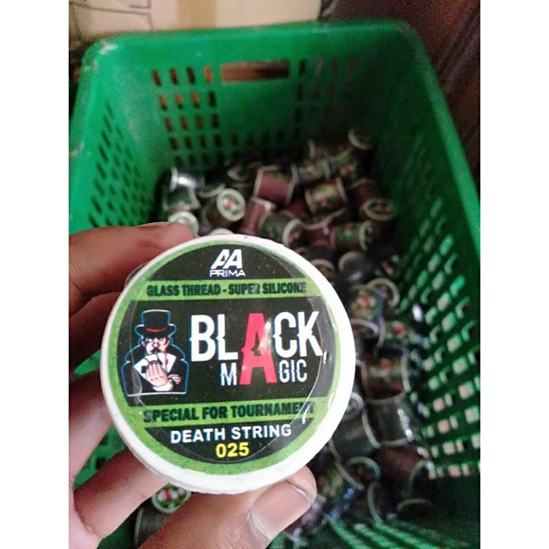 Gelasan BLACK MAGIC senar mati 025 matot bogel