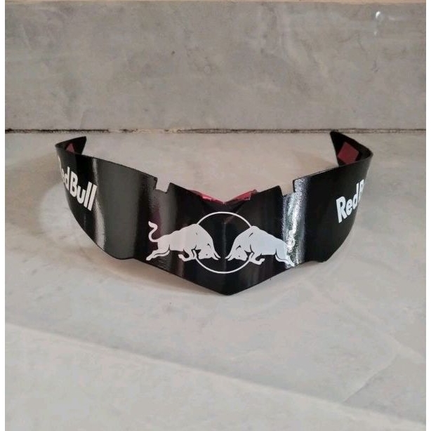 spoiler helm NHK rx9 motif red bull putih