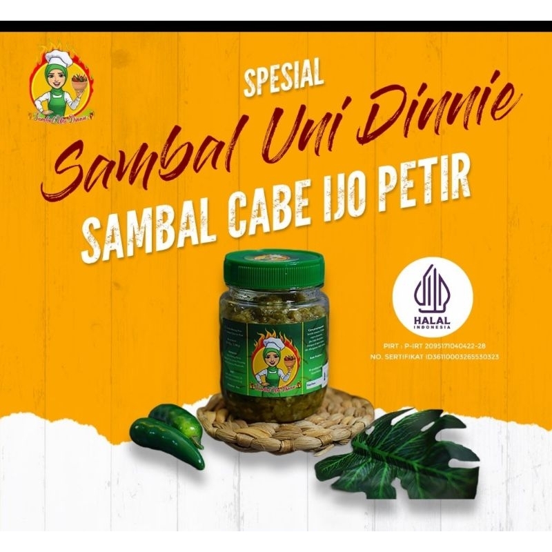 

Sambel Cabai Ijo Uni dinnie