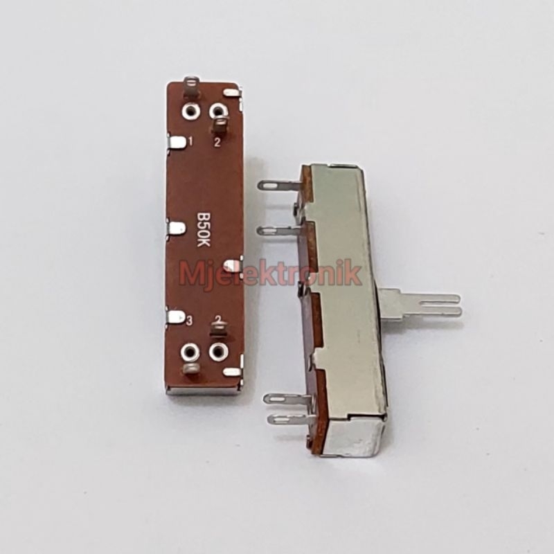 Potensio geser potensio Mixer 5cm kaki 2-2 B50k Body tebal