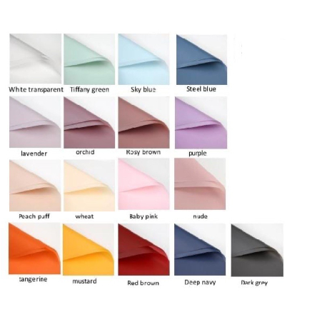 

[ 5 LEMBAR ] All New Ful Collor Cellophane, Kertas Bunga Hologram