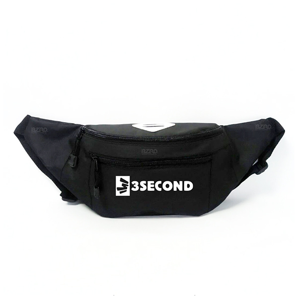 TAS SELEMPANG WAISTBAG 3SECOND LOGO SLEMPANG BAHU PRIA WANITA BAHAN DISTRO MURAH TERBARU