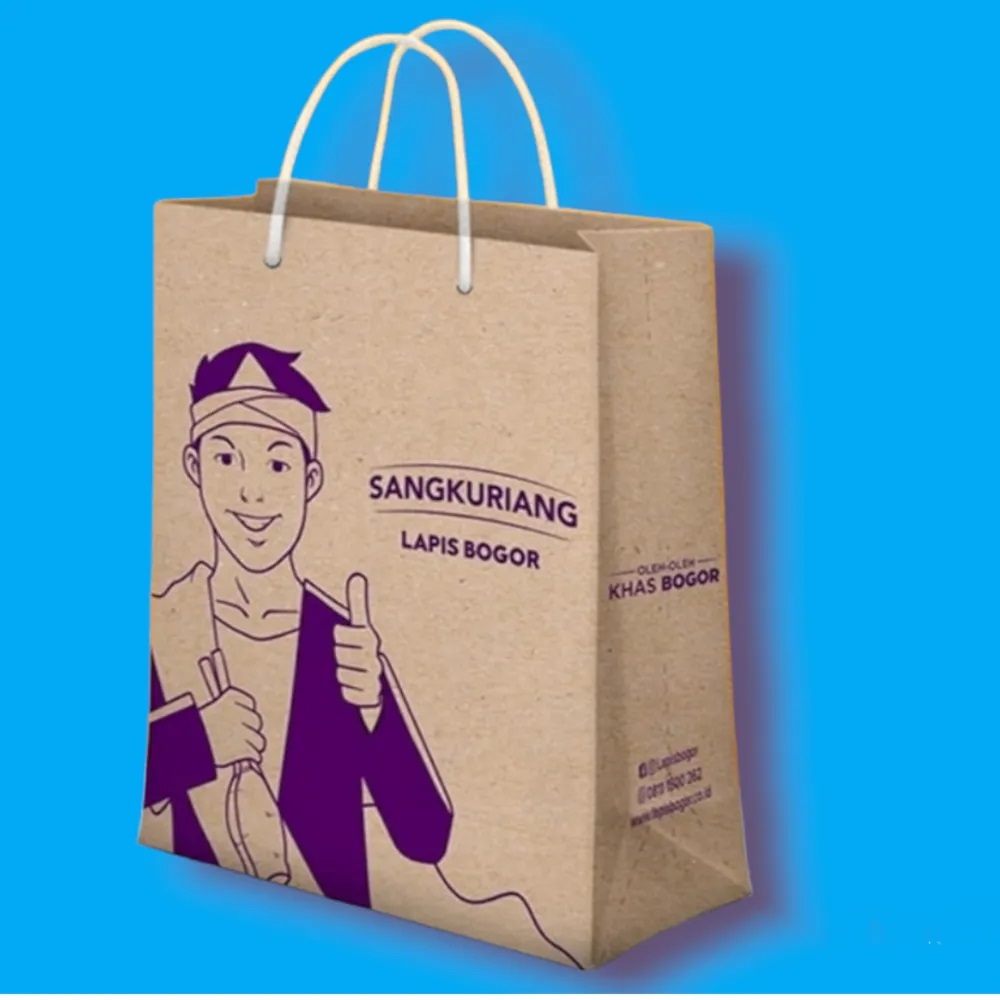 

Kemasan Tas Paper Bag Lapis Bogor Sangkuriang
