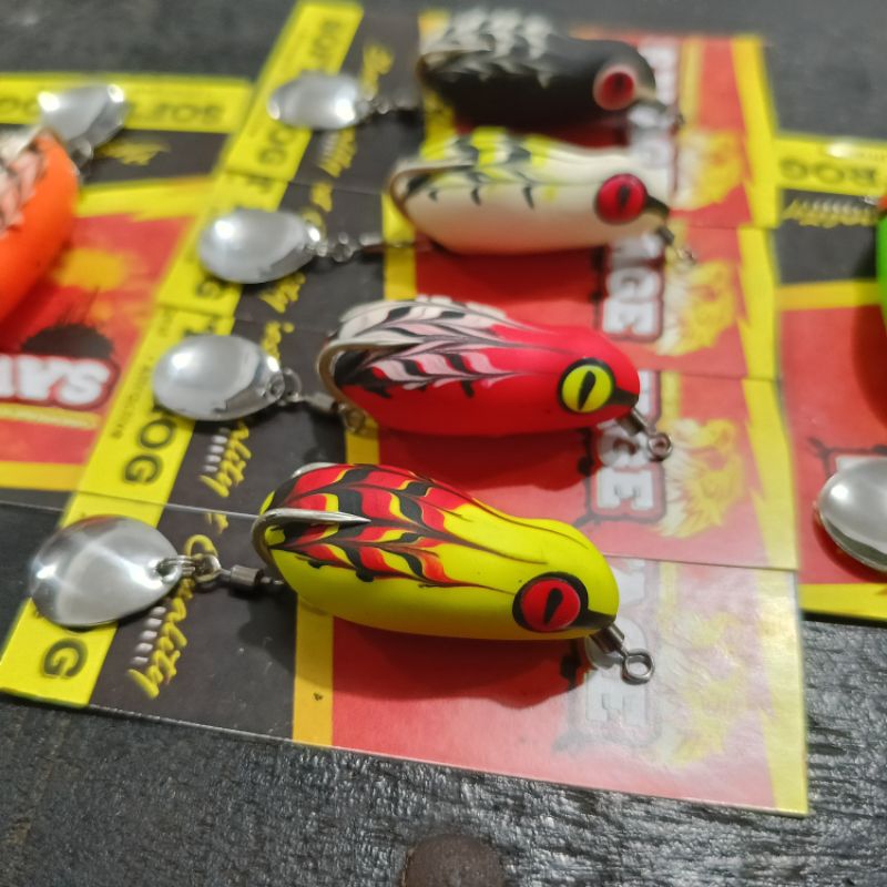 SOFT FROG 4CM SV LURE HOOK VMC MT