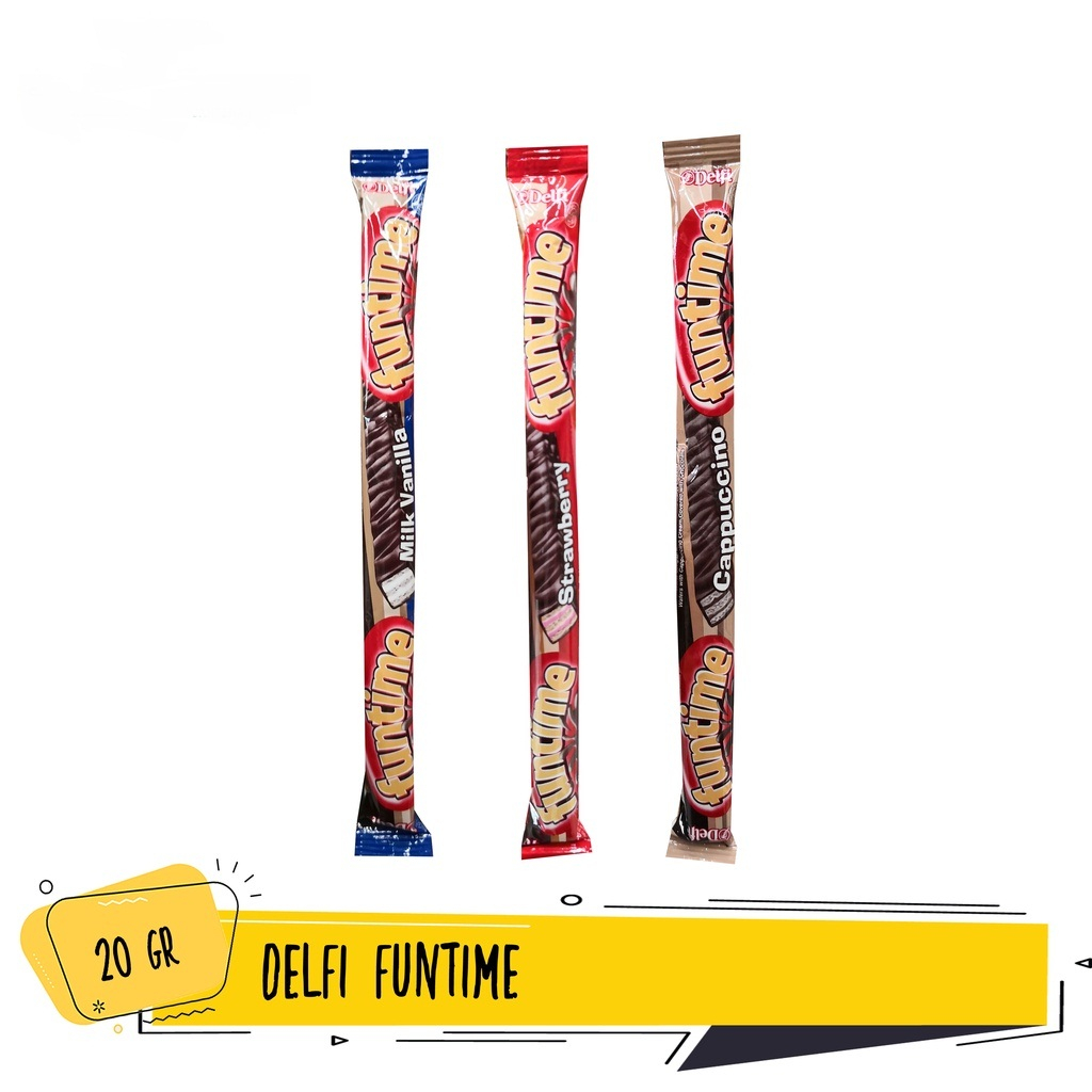 

Delfi Funtime Long Stick Wafer 20g