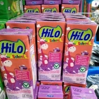 

Hilo school minuman susu UHT rasa COTTON CANDY 200ml