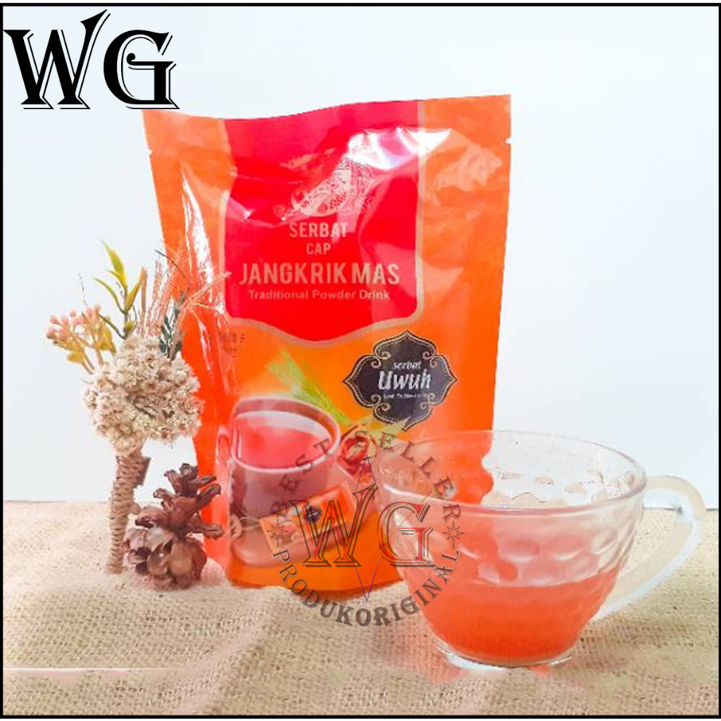 

Minuman Kesehatan / Minuman Herbal / Wedang Uwuh jamu tradisional Serbat Jangkrik Mas jahe bandrek