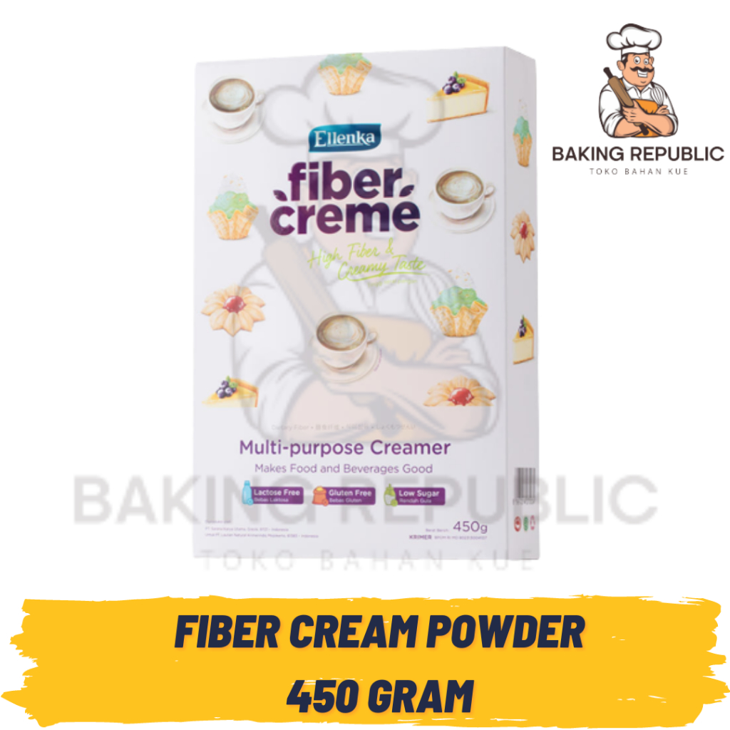 

ELLENKA FIBER CREME POWDER | 450 GRAM | KRIMER BUBUK SERBAGUNA