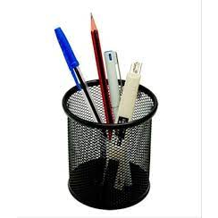 

tempat pensil pulpen pen jaring Besi pen stand Bulat/kotak