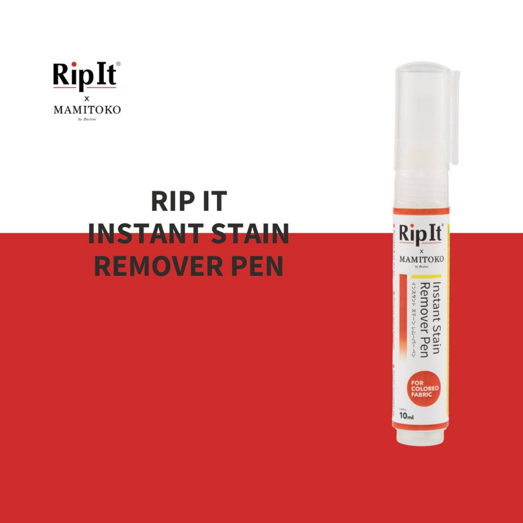 Rip It | Pen Anti Noda Instan untuk Baju Berwarna (Instant Stain Remover Pen for Colored Fabric) - R
