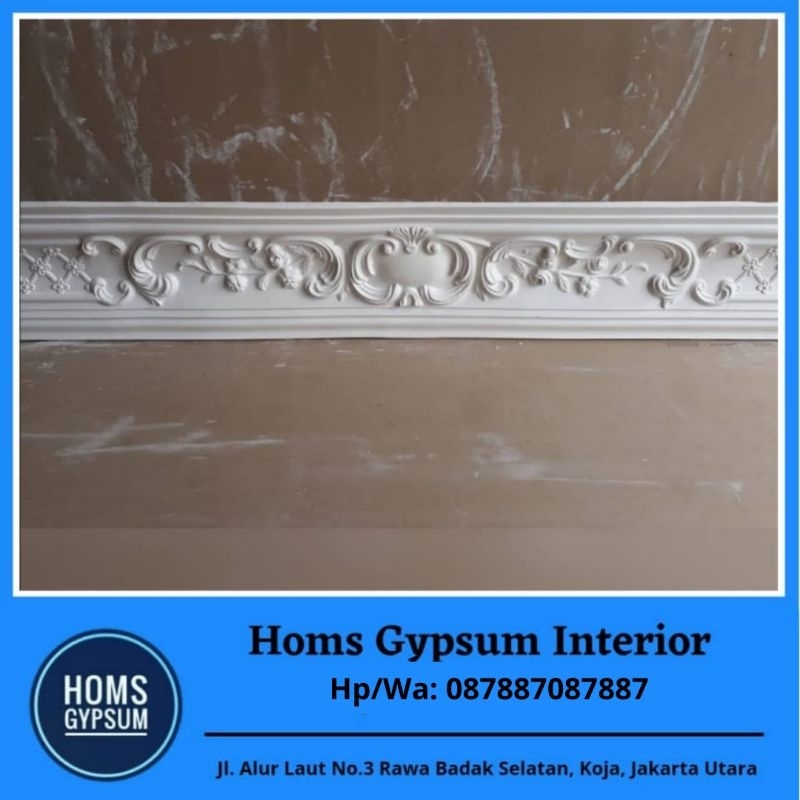 List Gypsum Motif AS Besar 19cm