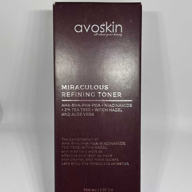 [Original Sale] NEW Avoskin Miraculous Refining Toner / Toner Eksfoliasi