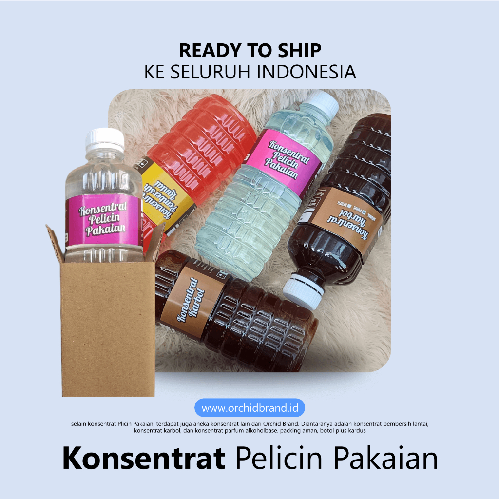 Bahan Pelicin Pakaian - Orchid Brand Biang Pelicin Pakaian Laundry / Konsentrat Pelicin Setrika