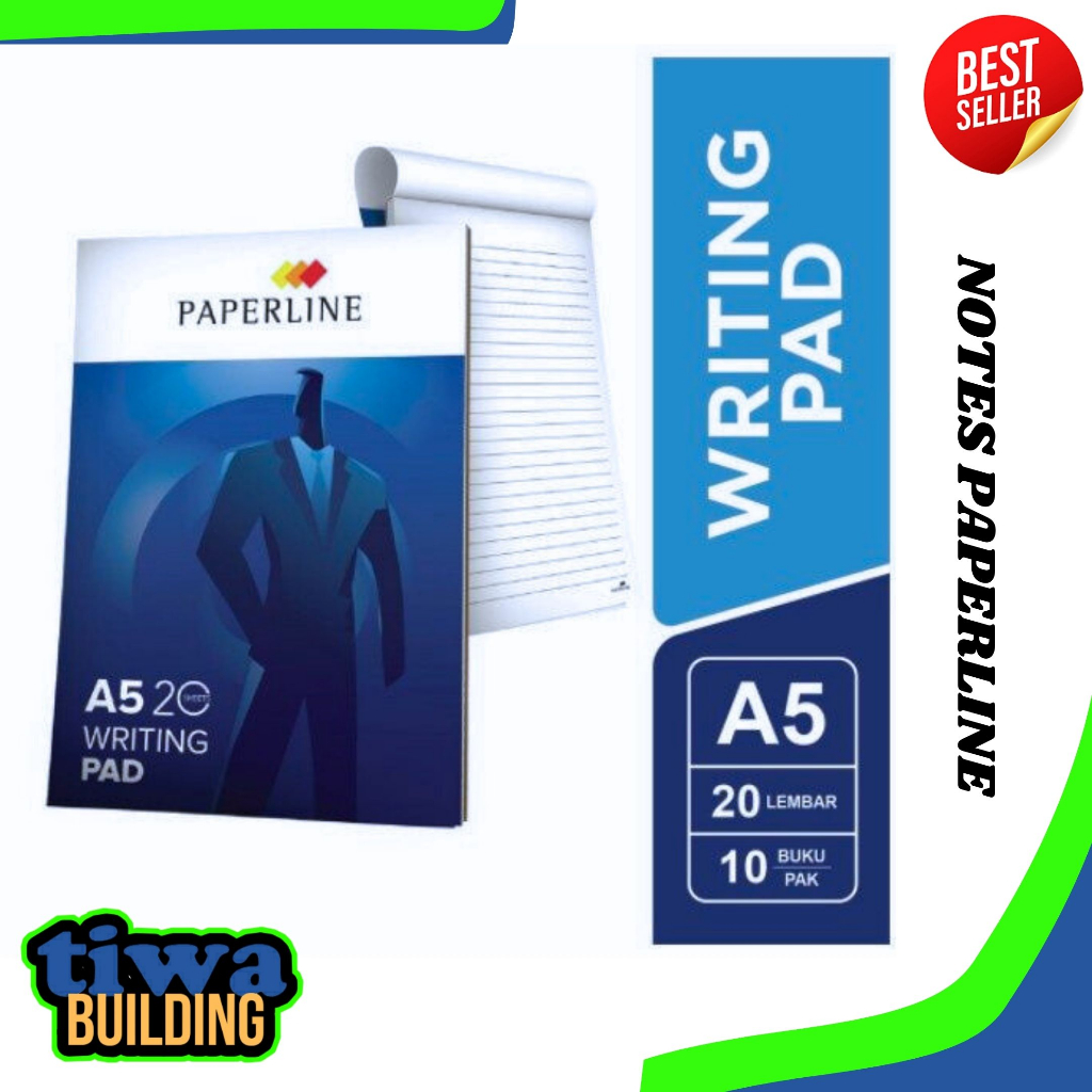 

BUKU PAPERLINE PPL PF A5/ BUKU NOTES/WRITING PAD SHEETS 20