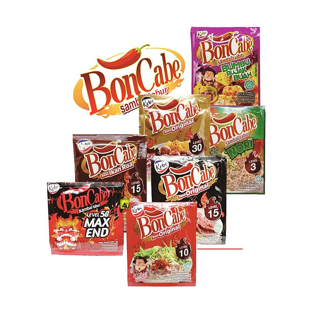 

( 1 Renceng isi 12pcs ) BONCABE Cabe Bubuk Cabe Tabur 5.5 gr Sachet