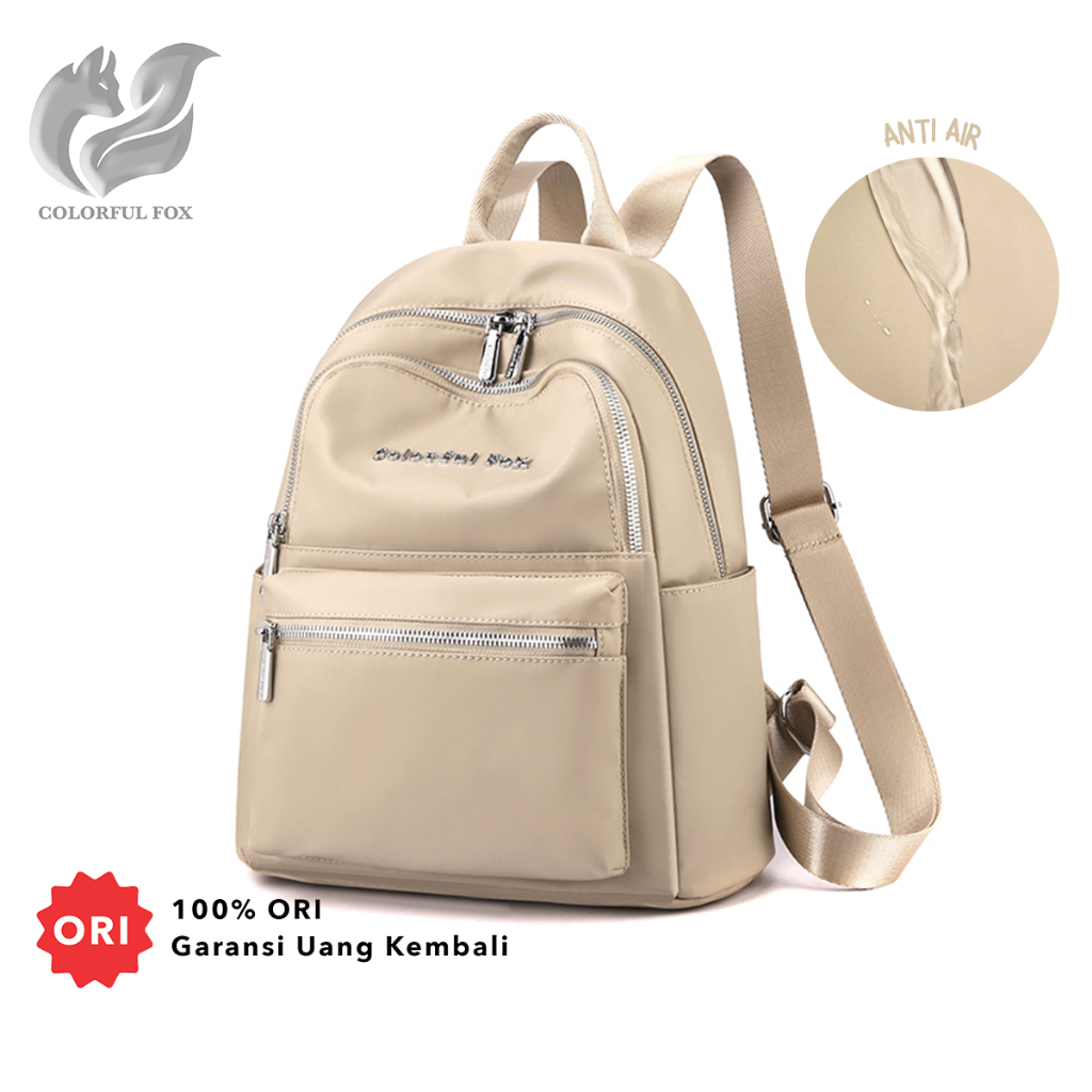 COLORFUL FOX 2325 Tas Ransel Wanita Backpack Wanita Remaja Tas Anti Air BAEOS