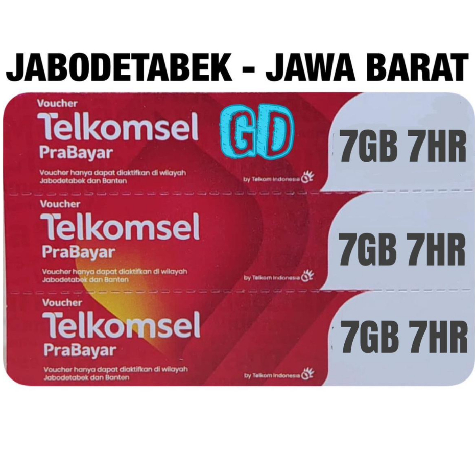 VOUCHER TELKOMSEL 7GB 7HARI