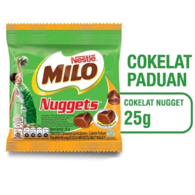 

Milo nuggets 25grm 30 pcs