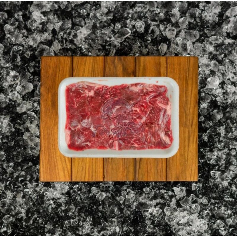 

Tokusen Chuck Tender Wagyu Slice MB 5 250Gram