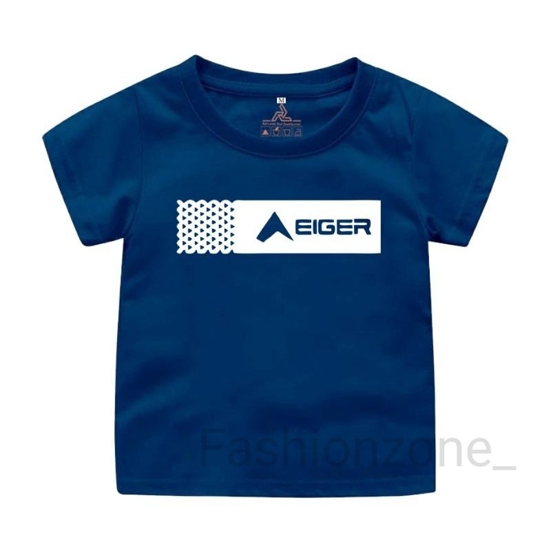 Kaos Anak E1ger Unisex Ideal Usia 2-16 Tahun Baju Kaos Oblong Anak Anak Unisex Cewek Cowok