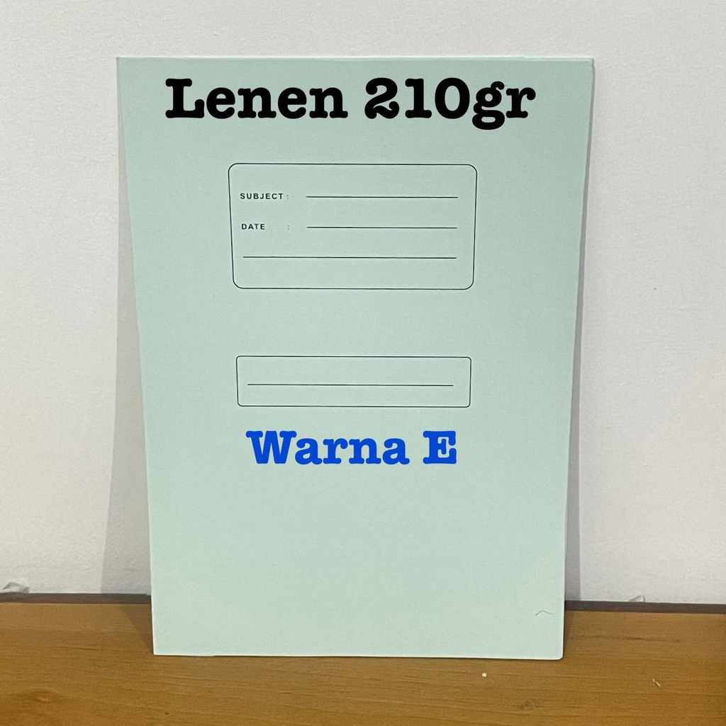 

(50 pcs) FOLIO STOP MAP KERTAS MAP KANTOR - STOPMAP LENEN 210gr Warna E
