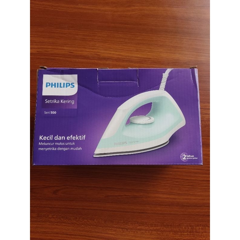 PHILIPS SETRIKA KERING SERI 500 KECIL DAN EFEKTIF