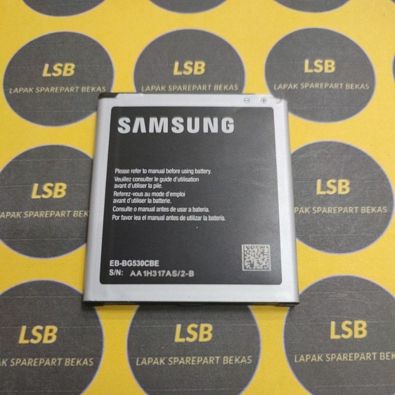 BATTERY BATRE SAMSUNG J2 PRIME G532 EB-BG530CBE ORIGINAL BEKAS