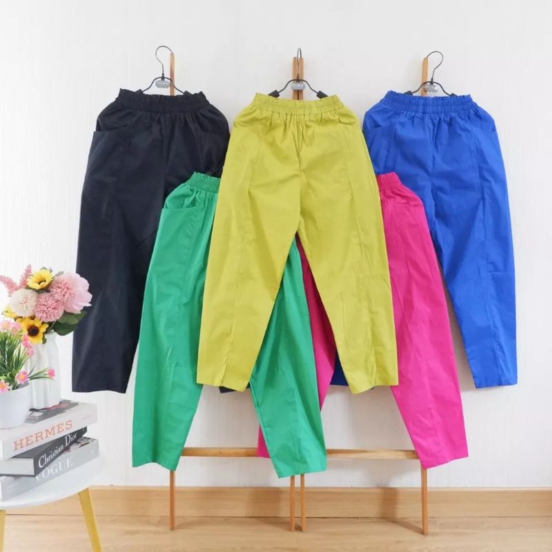 Celana anak perempuan katun Stretch/celana anak usia tanggung/OOTD anak/ kulot anak perempuan