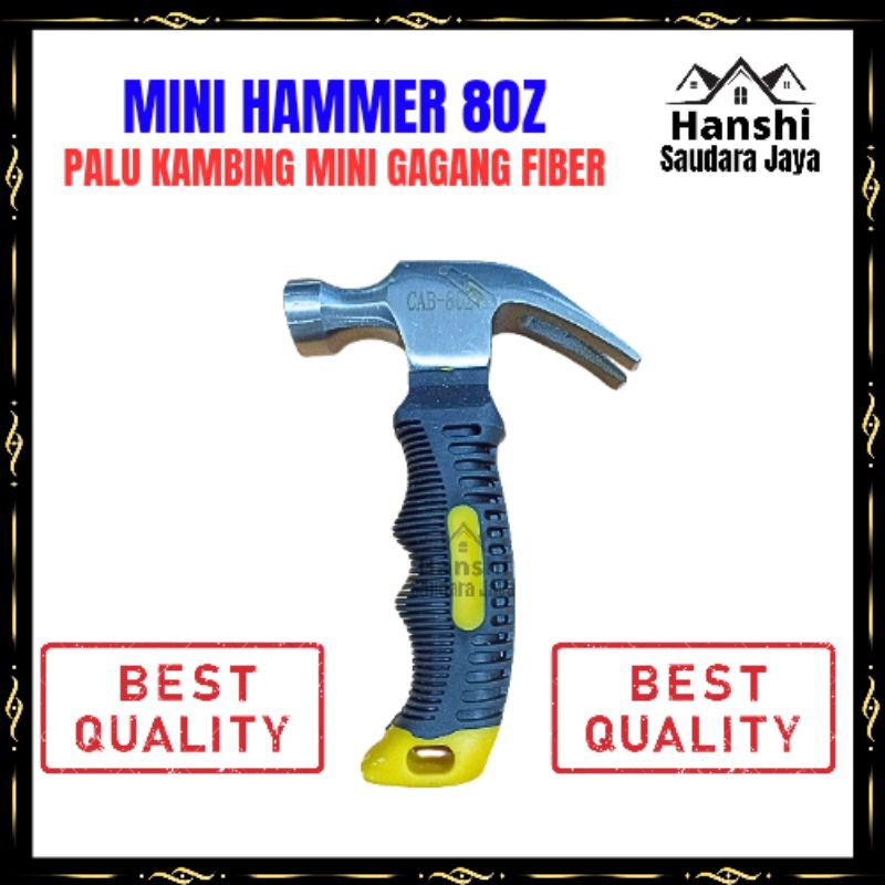 Palu Kambing Mini / Palu Tukang / Palu Mini / Mini Hammer 8OZ