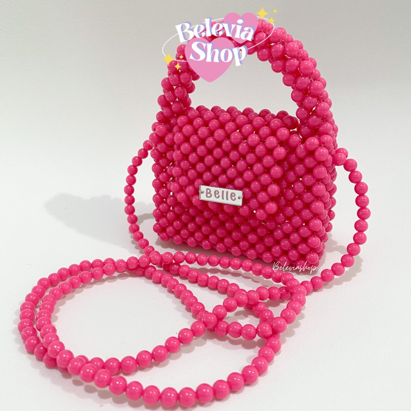 (READY STOCK) belle mini beads bag tas manik mote bead monte