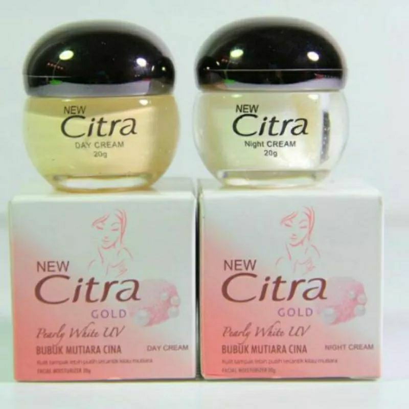 CITRA GOLD SIANG DAN MALAM/CREAM BEDAK citra gold  pemutih wajah cream glowing BPOM cream citra gold